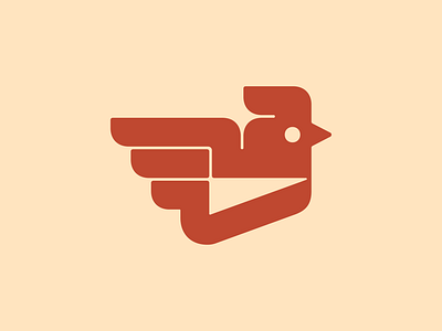 Rooster Logo animal beak bird farm nature rooster rural wing