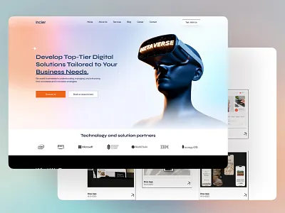 Design Agency Landing Page 3ddesign agency agencywebsite boldtypography cleanlayout company design flatdesign futuristic gradientdesign landingpage minimal modernui portfoliowebsite startuplanding studio ui ux website websitedesign
