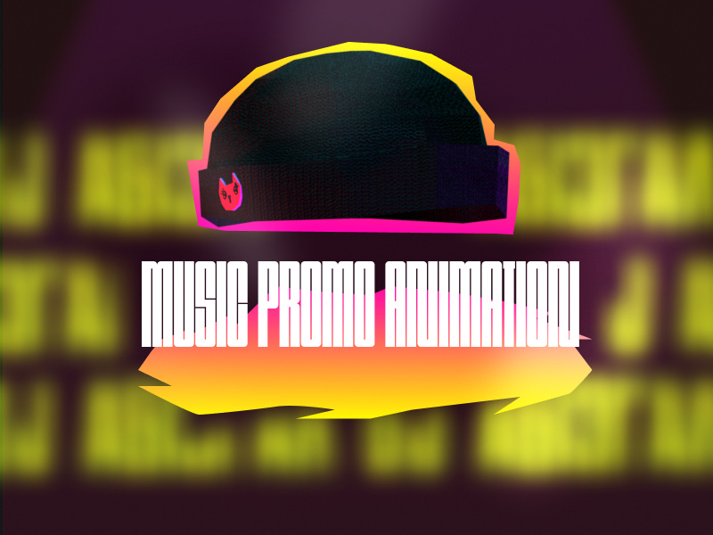 Music promo animation 3d animation graphic design instagram motion design motion graphics promo