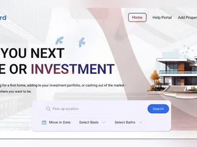 Real State Business Grow Landing Page. appdesign dashboard design e commerce fintech landing page mobileapp prototype real state saas travelapp ui uideisgn uiux userexperience userinterface ux uxdesigne webdesign wireframe