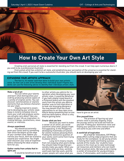Newsletter Activity branding graphic design