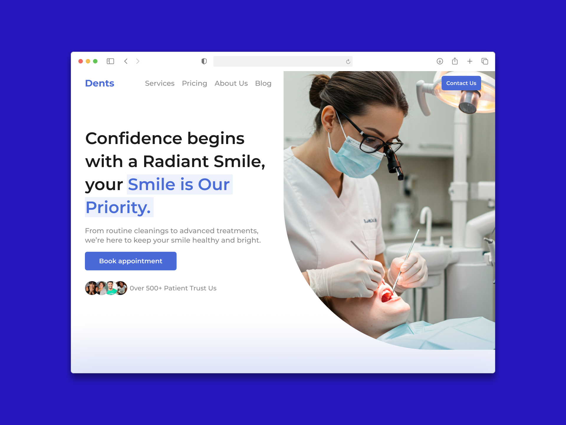 Example of Website Design (Web2)