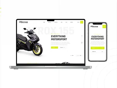 Motorsport Landing Pages animation app branding cire cirede color contactus design illustration logo mobile motor prototype sportmotor supercar ui ux web website