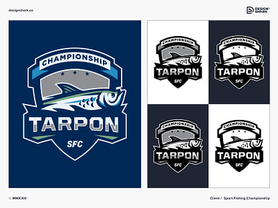 SFC – Tarpon Championship Logo badge badge design bold brand identity branding championship clean fishing identity illustration illustrator logo logo design modern sport branding sport logo sports tarpon tournament vector