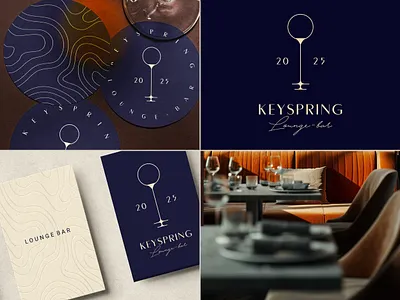 Keyspring lounge bar bar branding design discover drink graphic design graphicdesign key keyspring keywell logo logodesign logomark logot logotype restaurant source spring water
