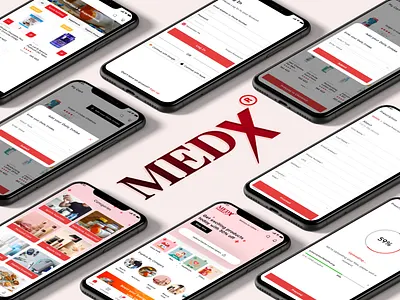 MedX Pharmacy App UI/UX android app design app design application design brand design branding figma figma design health care health care app ios app design medical app medicine app medicine app design user experience design user interface user interface design website