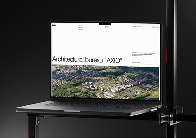 AXIO | Website for Architectural Bureau ui ux website