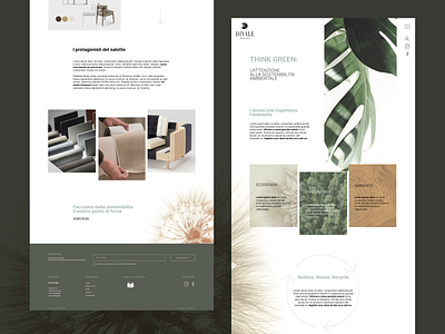 Divale Website UI clean design flat minimal website