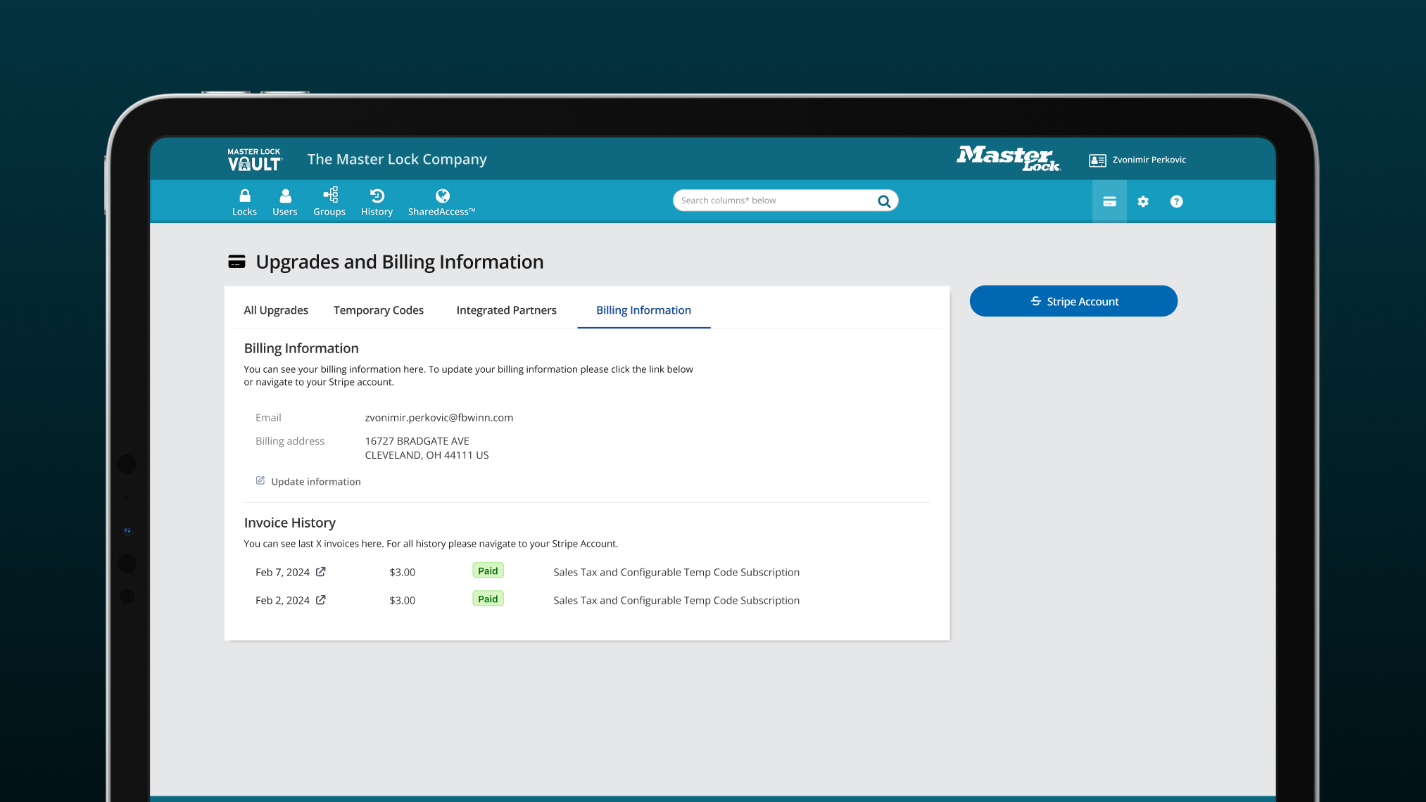 Billing Update billing billing dashboard master lock ui vault enterprise
