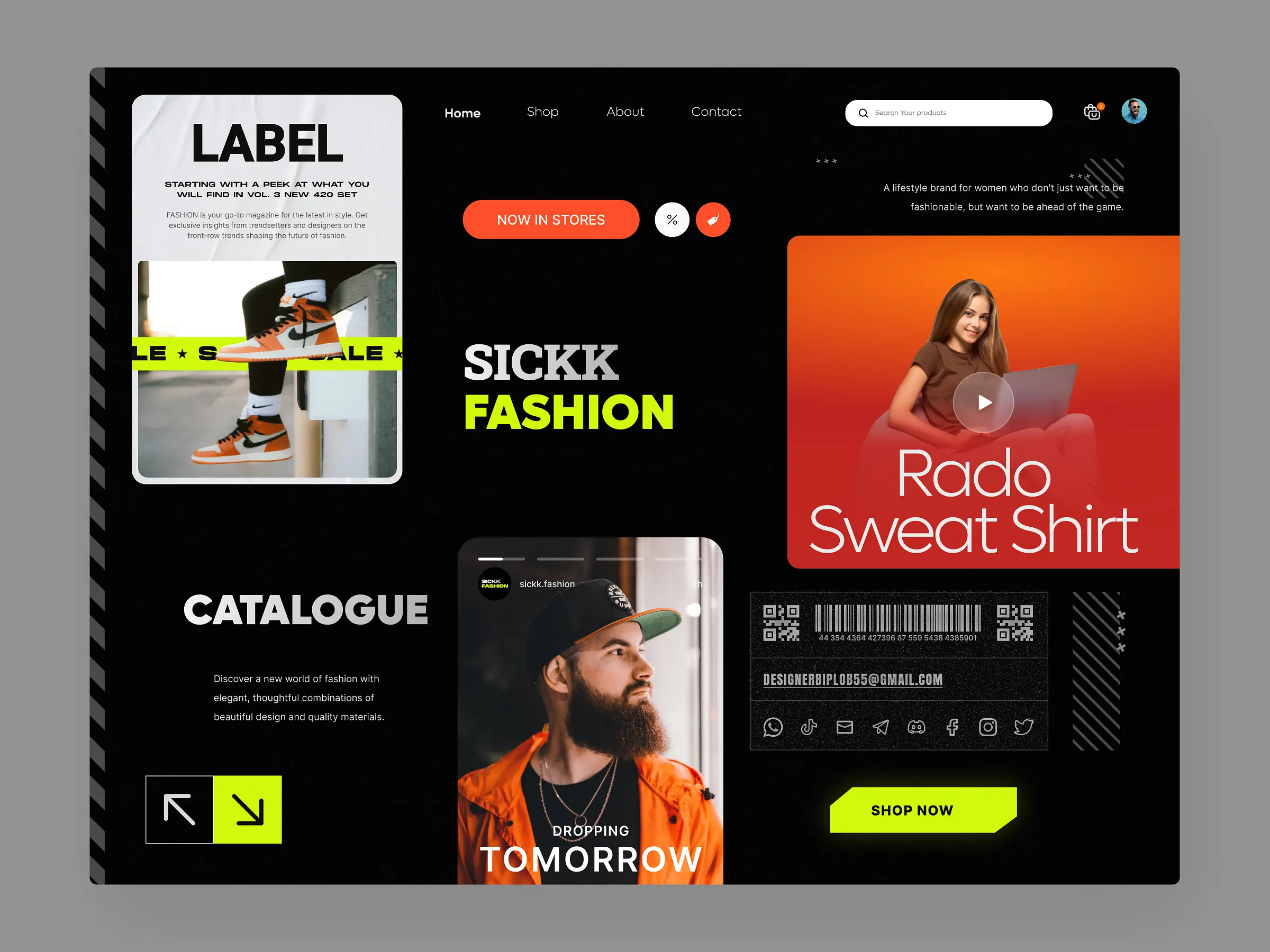 E-commerce Website Design product ui ux web website