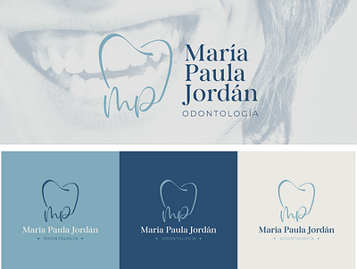 ID / MP odontología branding graphic logo