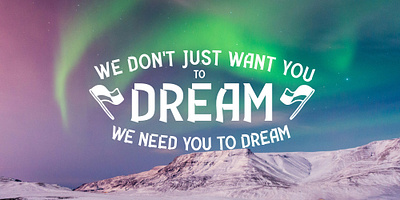 Its Time To Dream artic badgedesign design dream font football graphic design lettering ligature logo referee soccer stay humble typeface typography
