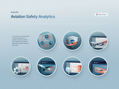 Icons for Aviation Safety Analytics ✈️