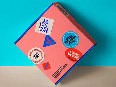 Free Branding Psd Packaging Box Mockup box mockup branding box mockup mailbox mockup