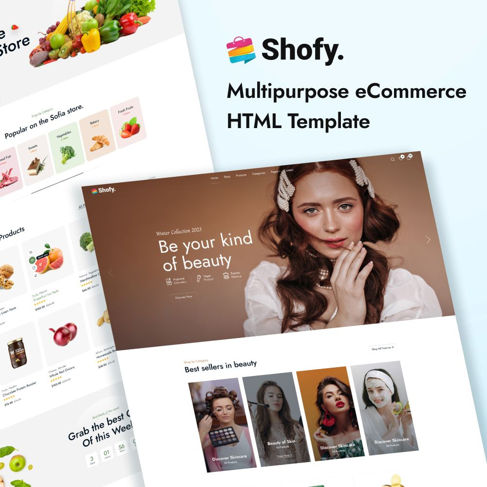 Shofy – Multipurpose eCommerce HTML Template beauty ecommerce ecommerce ecommerce html grocery html template jewellery minimal ecommerce modern shop online store template