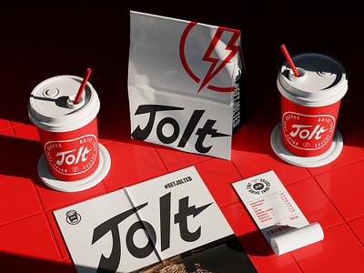Jolt Coffee branding design logo packaging