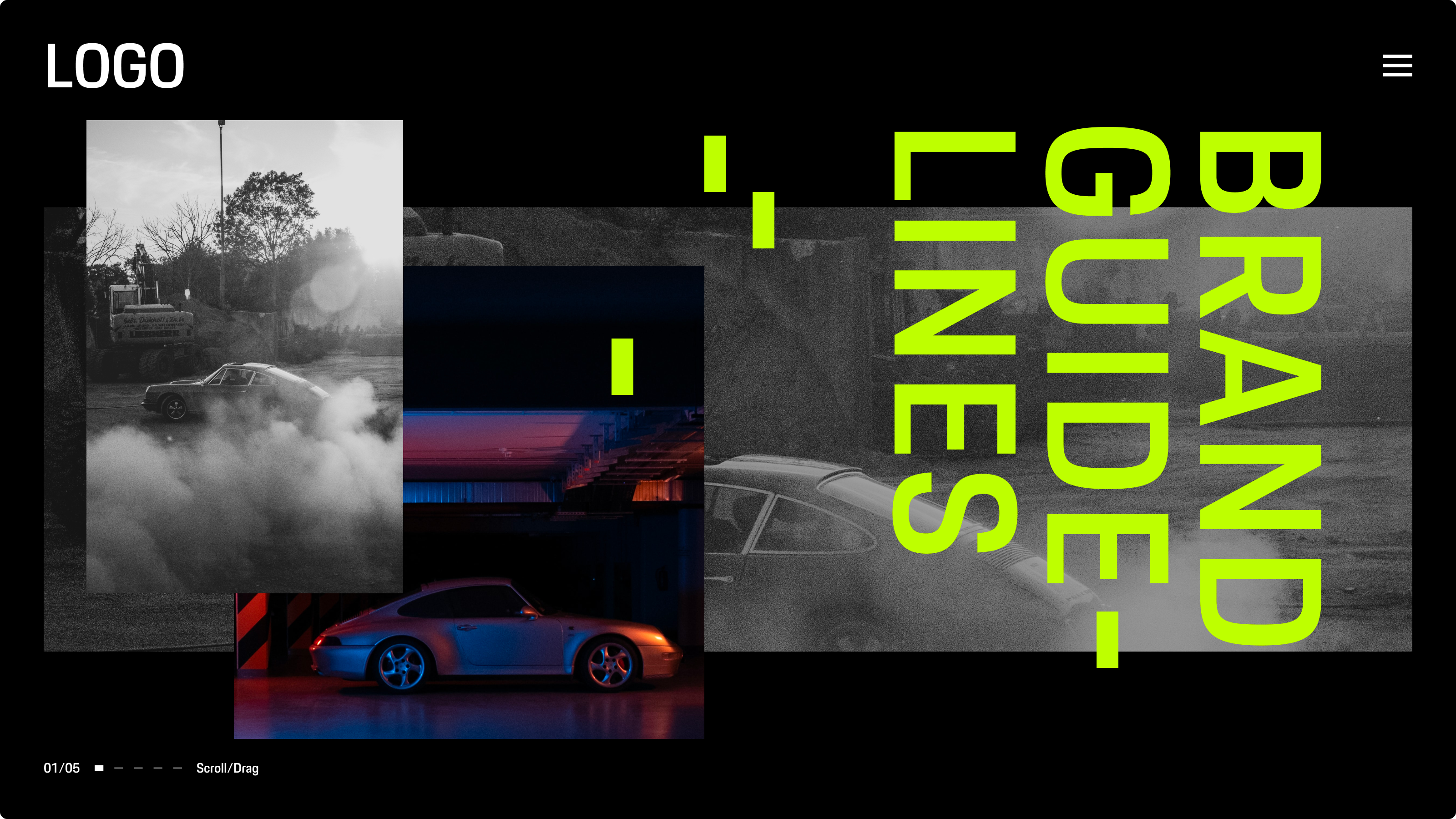 Dusk theme cms design frontify guidelines modern slick template theme website