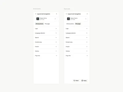 Frontify Classic Theme settings cms desktop flat design frontify minimal saas settings software web app