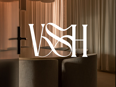 Villa & House branding design graphic interior logo monogram shape typeface typography vector