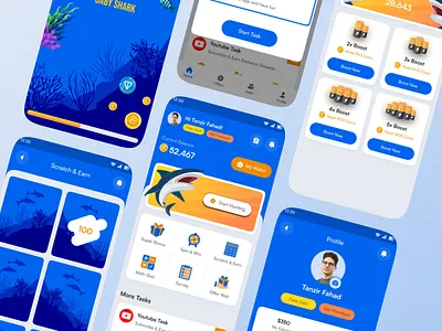 Crypto Token App UI Design app ui application ui design crypto app ui