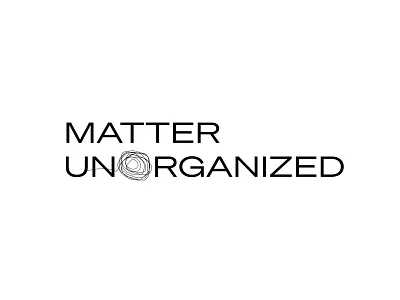 Matter Unorganized logo logo design typography
