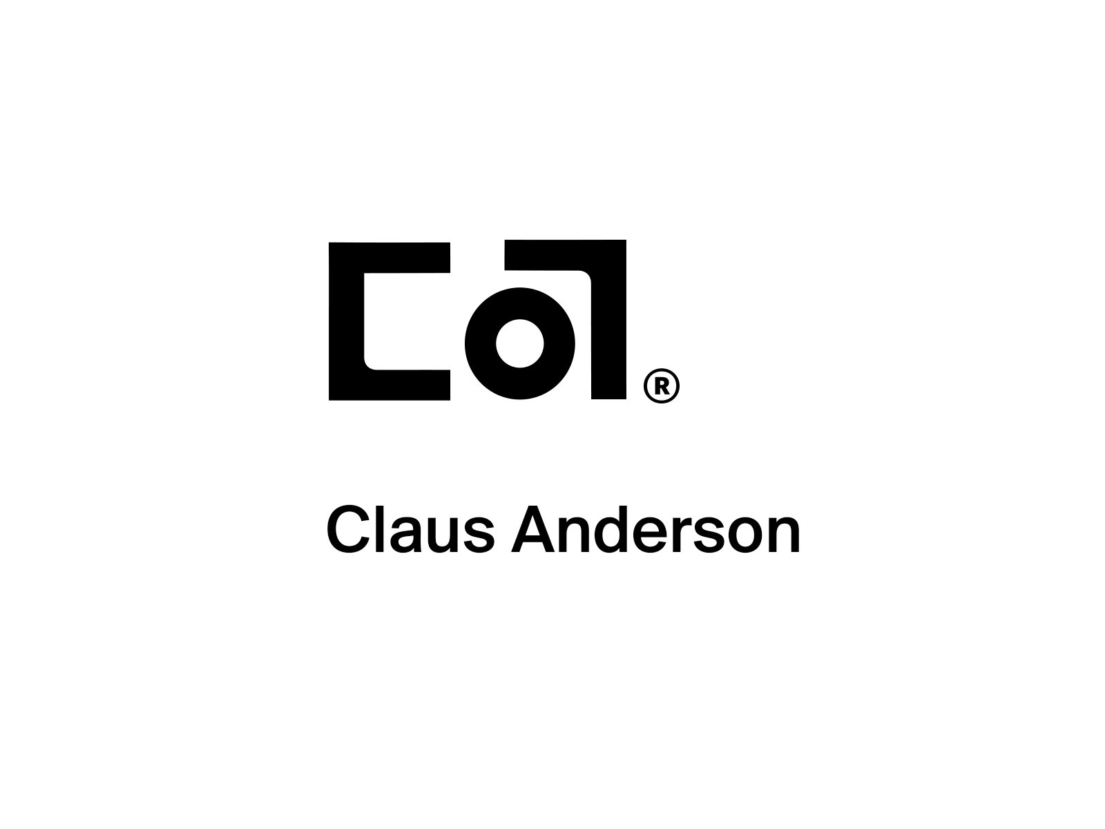 Claus Anderson Photography branding camera logo design photographer