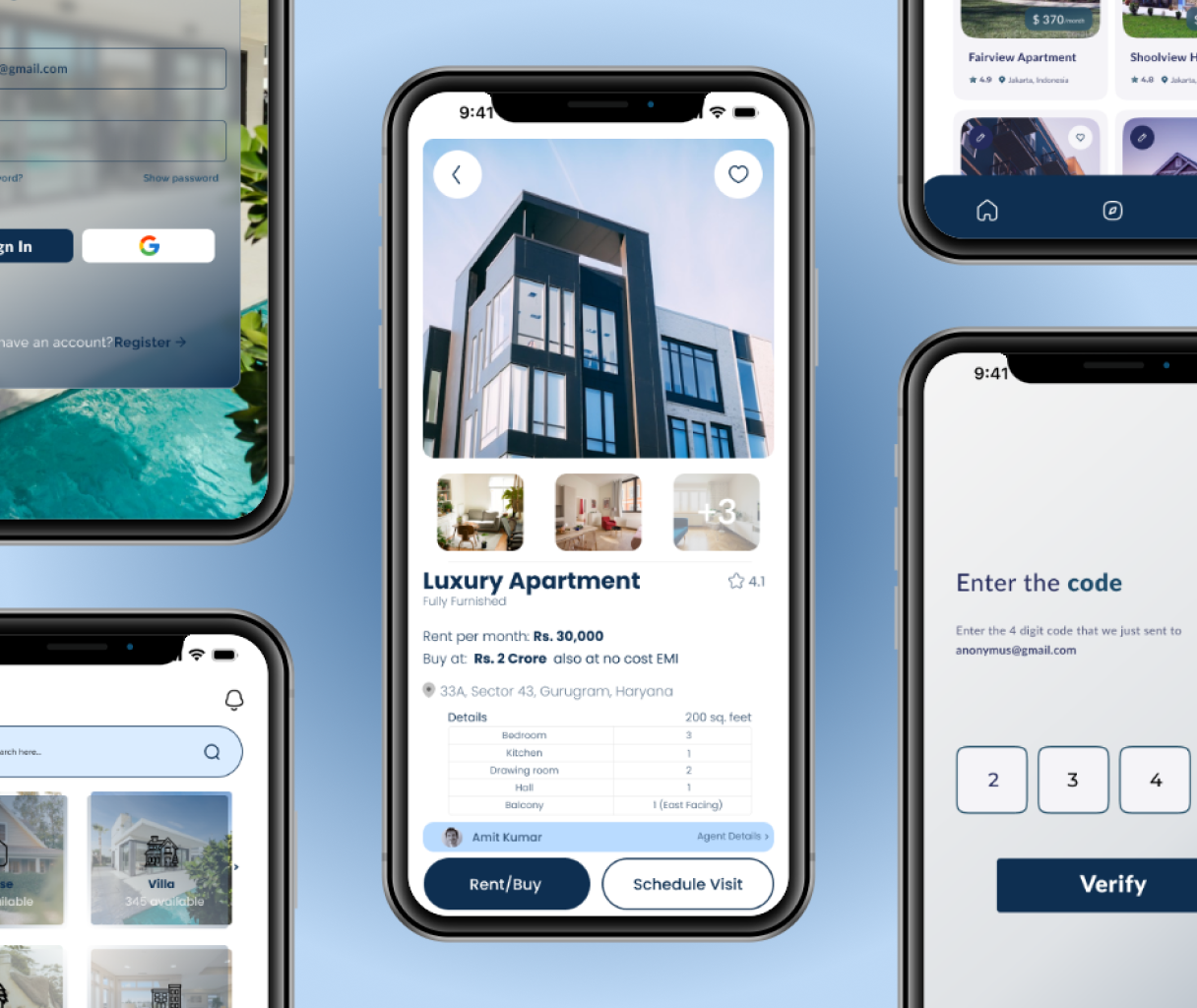 Example of Mobile App UI Design
