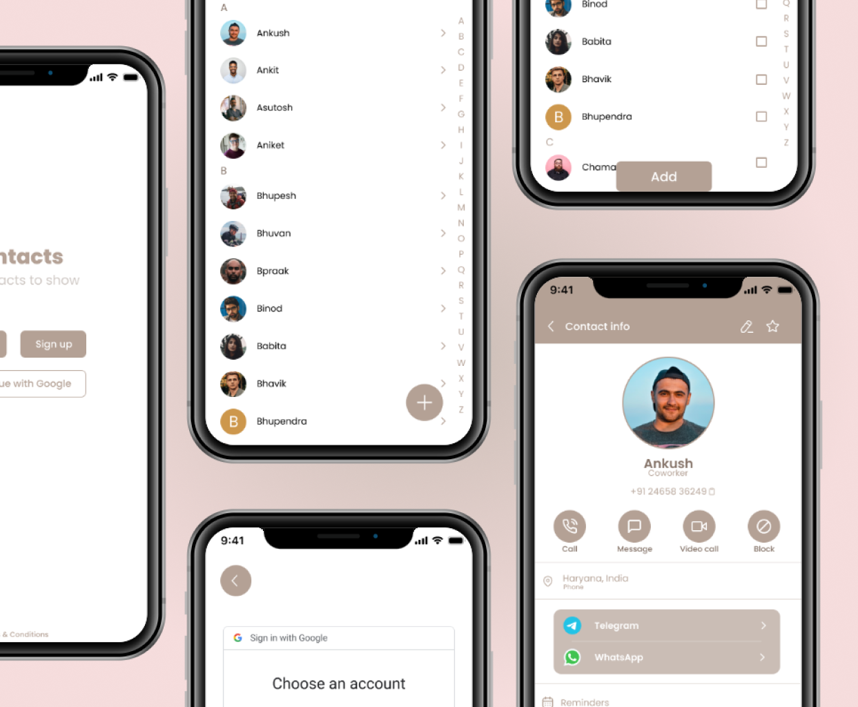 Example of Mobile App UI Design