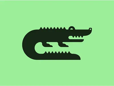 Geometric Gator Illustration alligator illustration gator icon graphic design icon illustrated icon illustration logo