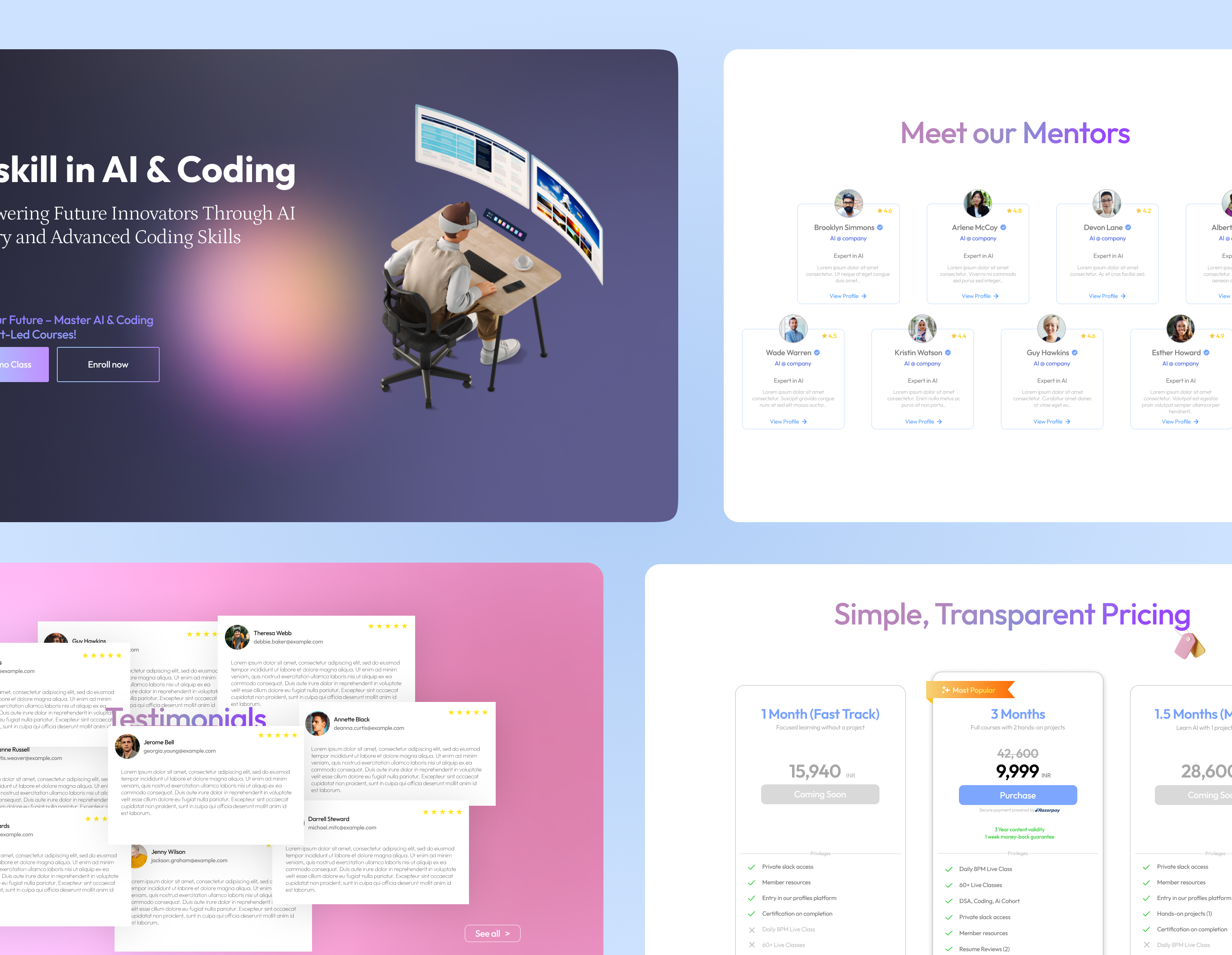 Example of Quality Website UI Design/Re Design