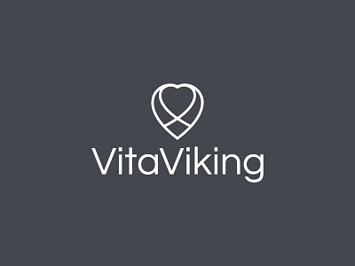 VitaViking logo branding graphic design logo