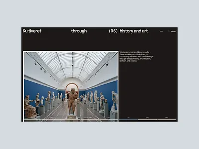 Kultiveret | Travel Website composition copenhagen denmark design modern website ui uiux web development webdesign website