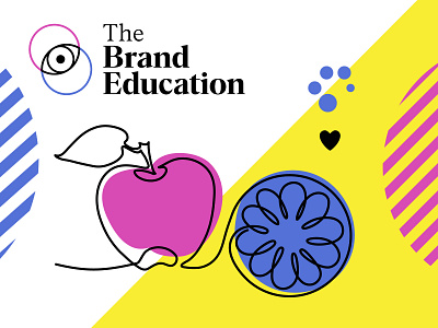 The Brand Education Branding branding design digital graphic design web design