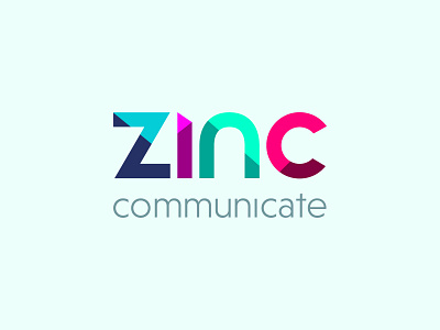 Zinc Communicate logo and branding branding graphic design guidelines logo