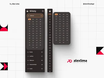 Biblely App - Sidenav bible bible app branddesign branddesigner branding design graphic design identidade visual illustration logo ui ui design ui ux user interface ux ux design vector web ui web ux webapp
