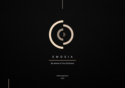 Emosia Emotion App app design experiance design figma logo mobile app design ui uiux ux