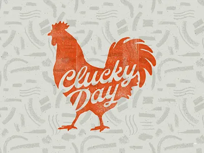 Clucky Day Logo Work branding graphic design logo