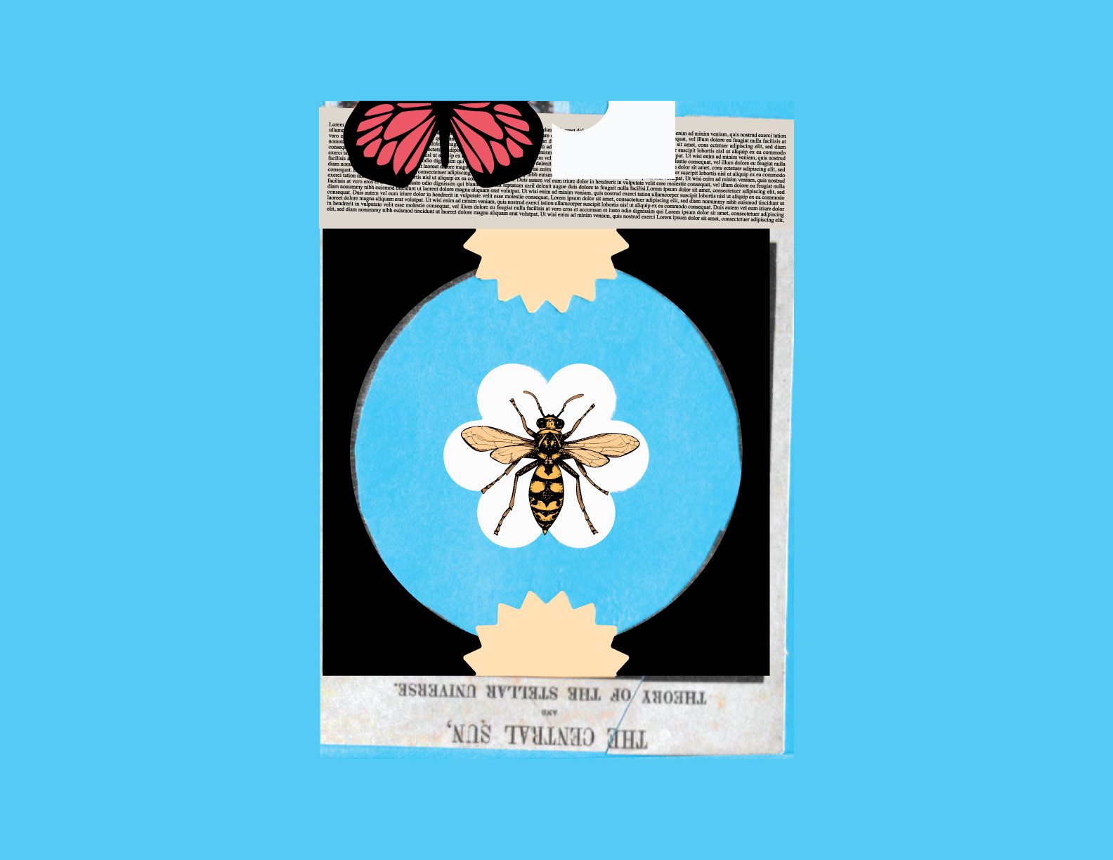 Collage Zine 1 collage graphic design zine