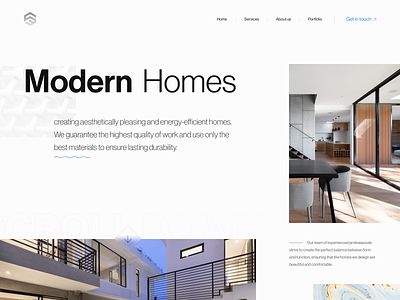 Architecture Firm Website architecture clean design hero interior design landing page modern modern homes ui ux web design website website design