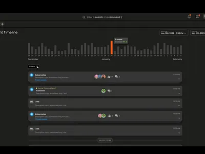 DevOps observability dashboard - UXUI devops
