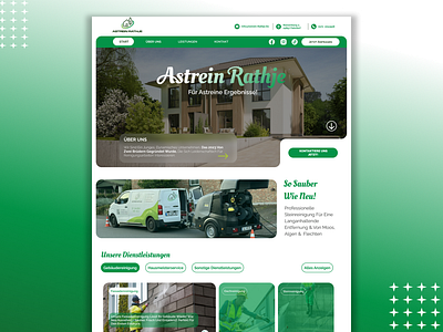 Redesign Website Astrein Rathje design landing page design ui ux web design