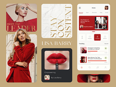 Branding - Lisa Barry branding branding guidelines guidelines instagram logo logo design marketing social media ui ux