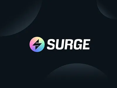 Surge - Logo Design app brand branding design icon illustrator logo logo design logodesign logos minimal ui