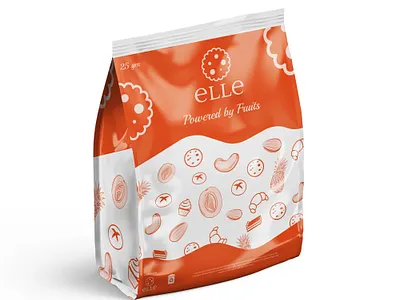 elle cookie packaging design brand branding label design packaging product design visual identity