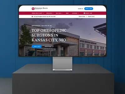 Orthopedic Clinic Website Design – Clean and Professional appointment booking website clinic website design doctor website healthcare seo healthcare ui healthcare web design hospital web design landing page layout medical web design mockup modern healthcare website orthopedic website patient experience responsive web design ui ux design urgent care website web design inspiration website