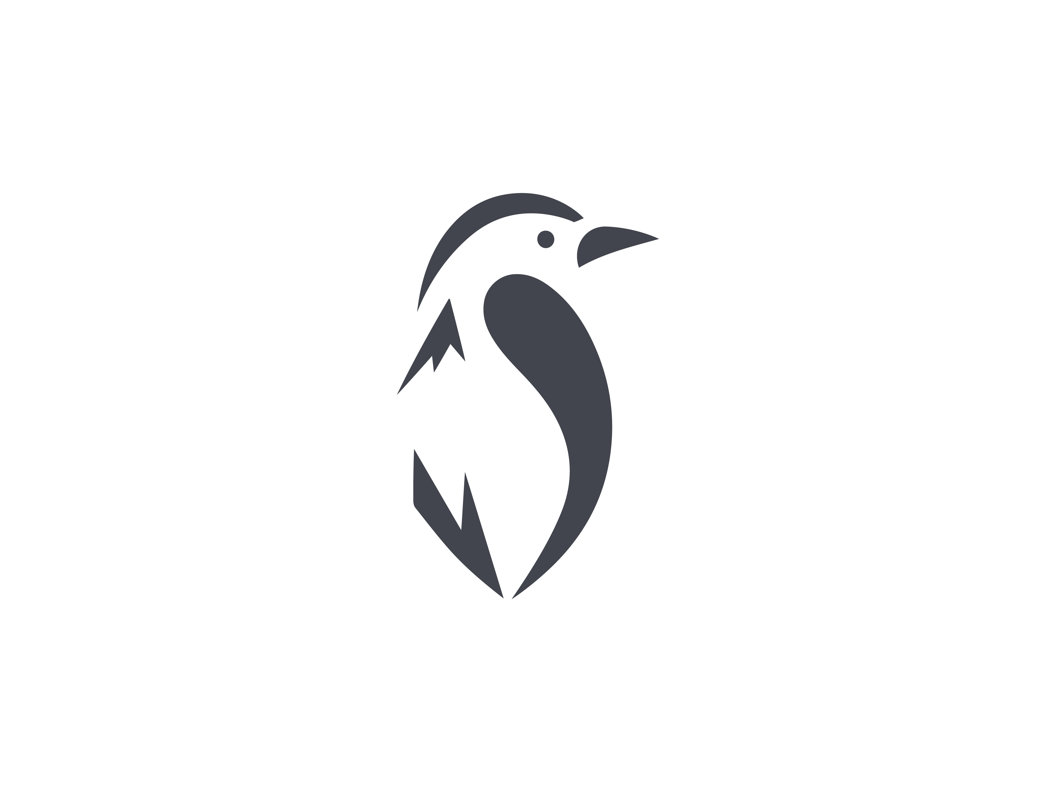 Penguin Logo Design abstract logos bird logo brand design brand identity brand identity design brand logo branding business logo graphic design logo creation logo design logomark penguin logo