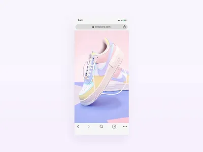 Sneakers.com - Ux/ui design for e-commerce shoes animation app design motion graphics ui ui design ux ux deisgn uxui design web web design