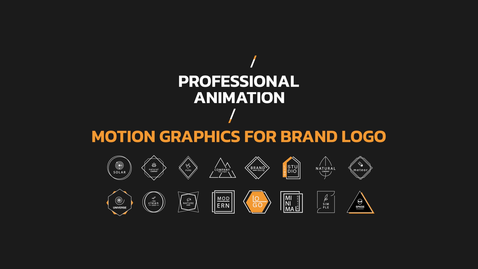 Example of Creating A Custom Logo Animation