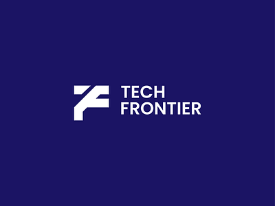 Tech Frontier Logo Design abstract logos brand design brand identity brand identity design branding graphic design lettermark logo logo logo creation logo design logo maker logomark tf lettermark logo