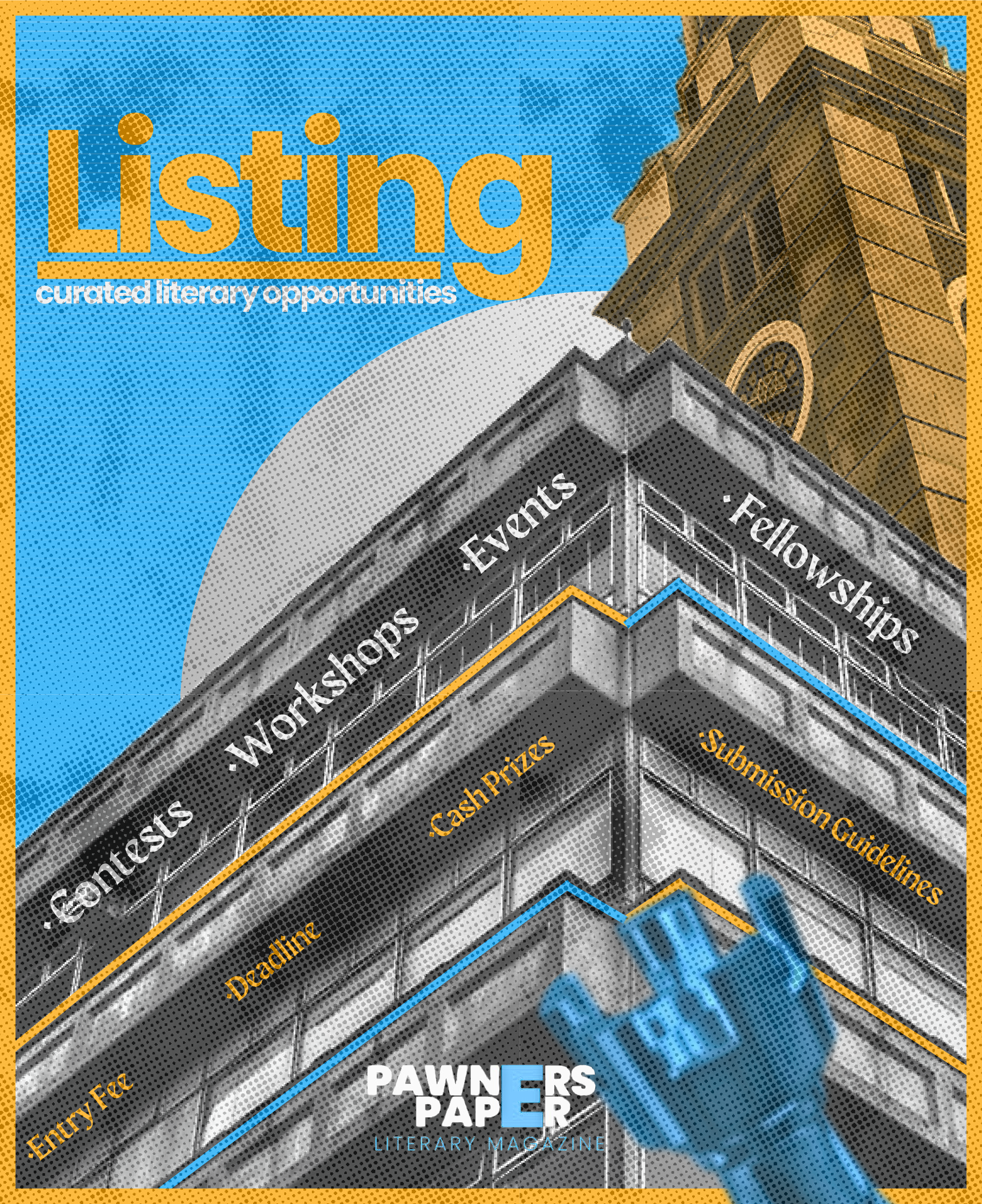 A Poster Design for Pawners Paper Magazine architecture branding creative design design flyer graphic design logo poster